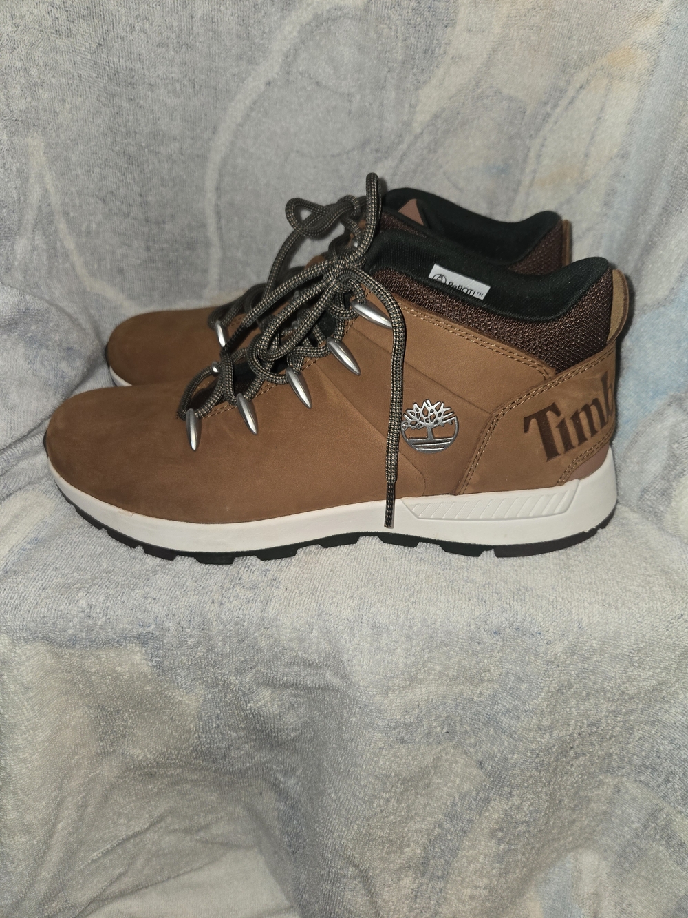 Timberland Men's Brown Nubuck Lace-Up Hiking Sneakers